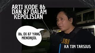 Arti Kode Polisi 88